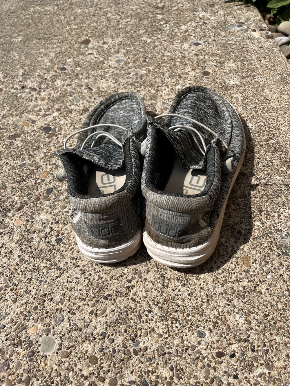Men’s Gray Slip-On Hey Dudes